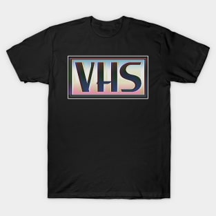 Retro 80s Styled Glitchy VHS Logo #2 T-Shirt